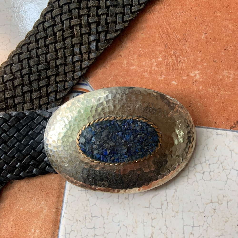 Anthropologie-inspired Chicos Boho Stone Clasp Belt